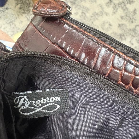 Brighton Elegant Black and Brown Crossbody Bag with matching wallet! - Picture 14 of 14